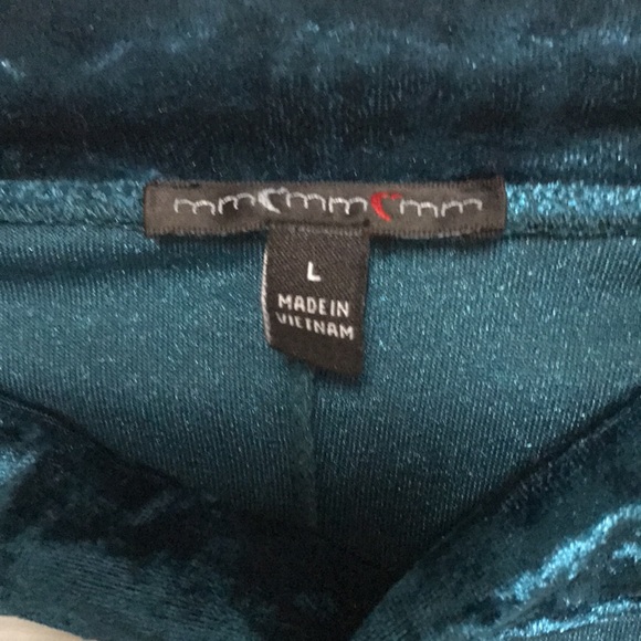 MMM Crushed Velvet Choker Dress, sz L - SEXY! - Picture 2 of 3